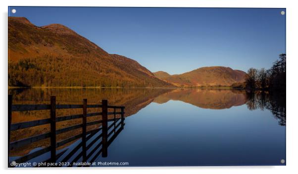 Buttermere Acrylic by phil pace