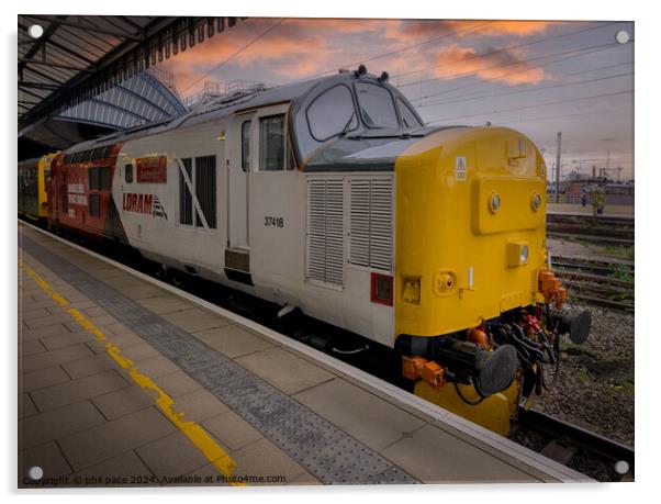 The Class 37 Acrylic by phil pace