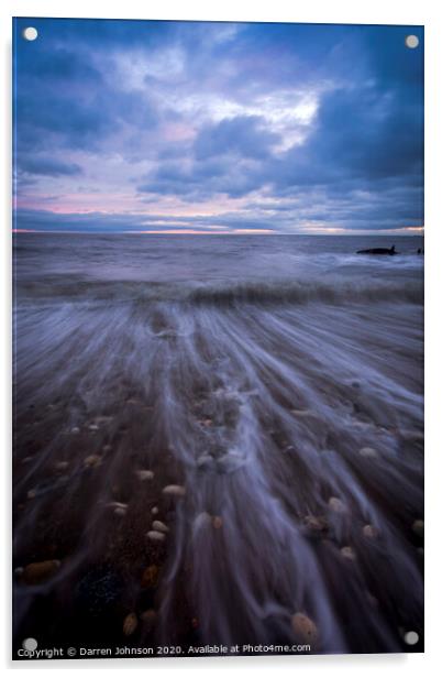 Chemical Beach Pebbles Acrylic by Darren Johnson