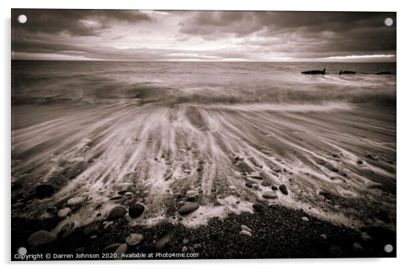 Chemical Beach Drama Acrylic by Darren Johnson