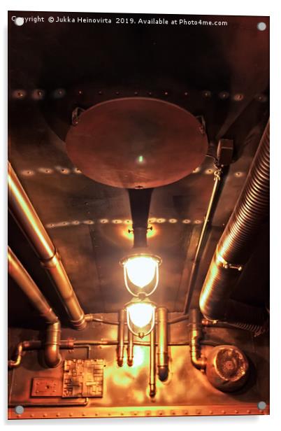 Lamps Of A Submarine Acrylic by Jukka Heinovirta