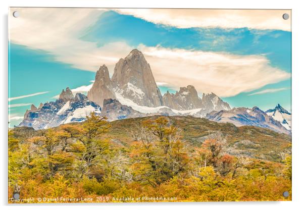 Monte Fitz Roy, Patagonia - Argentina Acrylic by Daniel Ferreira-Leite