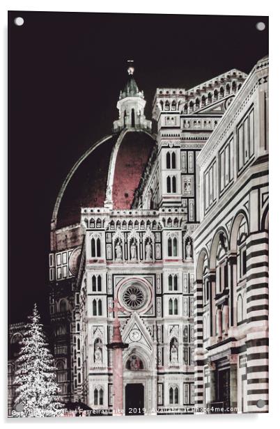 Santa Maria del Fiore Cathedral, Florence Acrylic by Daniel Ferreira-Leite