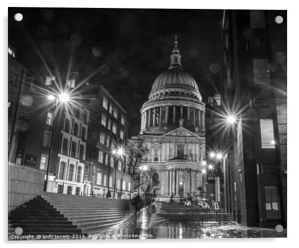 Stars at St Paul's Acrylic by andy jowett