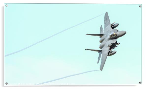 F-15 Strike Eagle Acrylic by Ken Jensen
