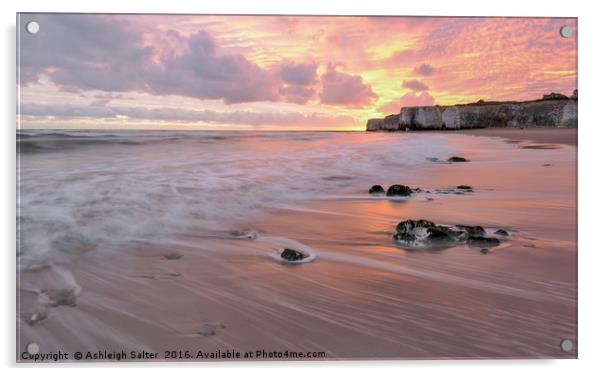 Sunrise at Botany Bay Acrylic by Ashleigh Salter