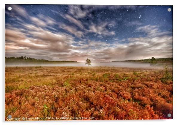 When the fog rolls in Acrylic by Simon Blatch