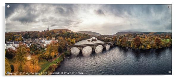 Dunkeld Panoramic Acrylic by Craig Doogan