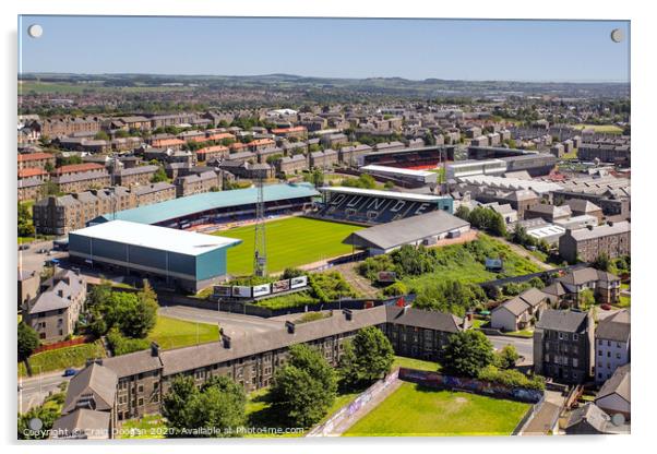 Dens Park & Tannadice - Dundee Football Clubs Acrylic by Craig Doogan