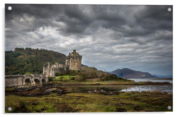 Eilean Donan castle Acrylic by Pete Biggin