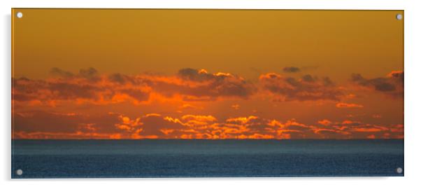 Ballito Sunrise Cloudscape Acrylic by Jeremy Hayden