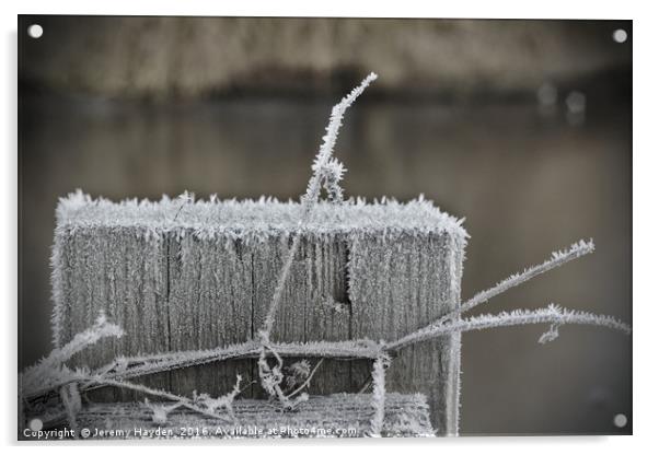 Frosty Start Acrylic by Jeremy Hayden