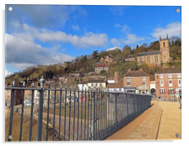 ironbridge shropshire Acrylic by paul ratcliffe