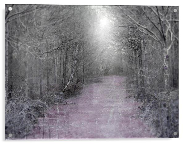 the lilac path Acrylic by paul ratcliffe