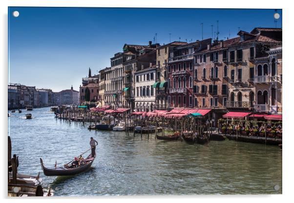 Grand Canal Venice Acrylic by Mick Sadler ARPS