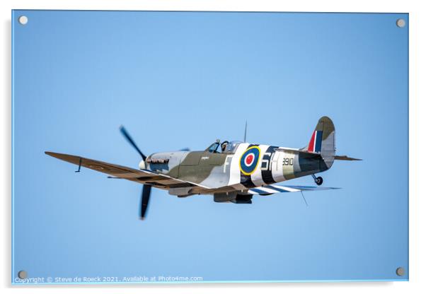 Spitfire Vb SH-F Acrylic by Steve de Roeck