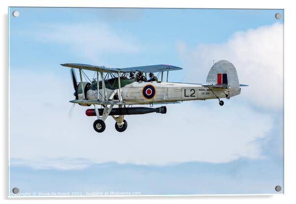 Fairey Swordfish Torpedo Bomber Acrylic by Steve de Roeck