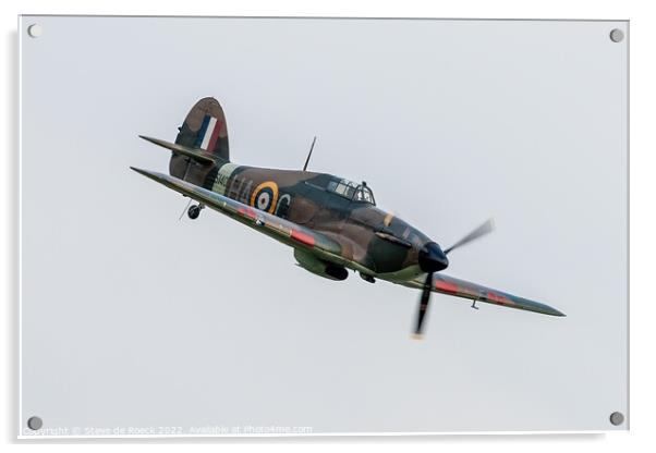 Hawker Hurricane Acrylic by Steve de Roeck