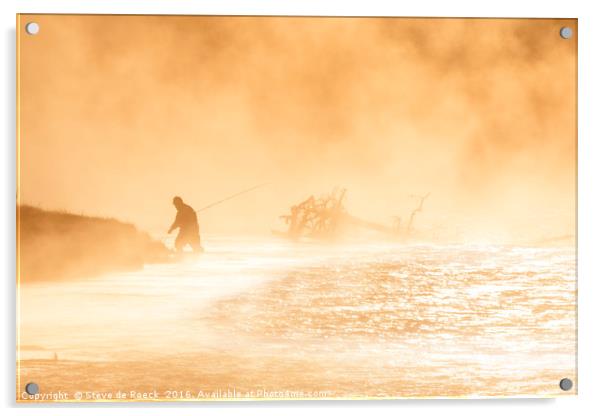 The Fisherman Acrylic by Steve de Roeck