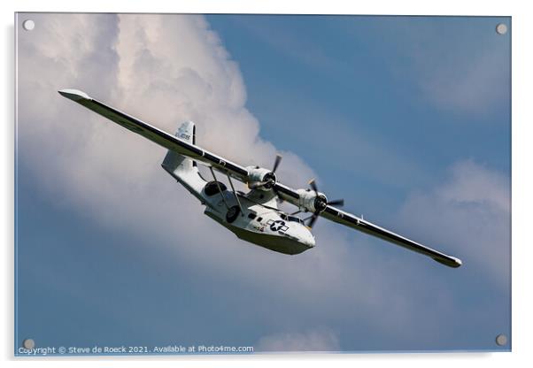 Consolidated PBY Catalina Acrylic by Steve de Roeck
