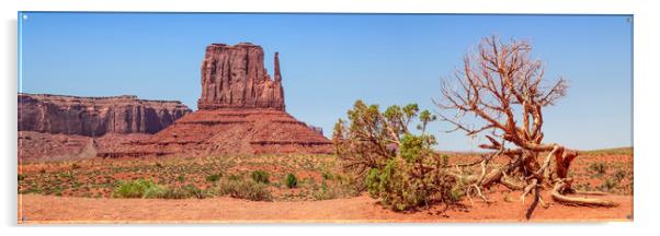 Monument Valley Panoramic View Acrylic by Melanie Viola