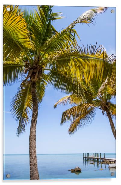 FLORIDA KEYS Heavenly World Acrylic by Melanie Viola