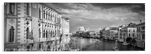VENICE Grand Canal & Santa Maria della Salute Acrylic by Melanie Viola