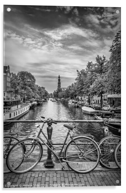 Typical Amsterdam | Monochrome Acrylic by Melanie Viola