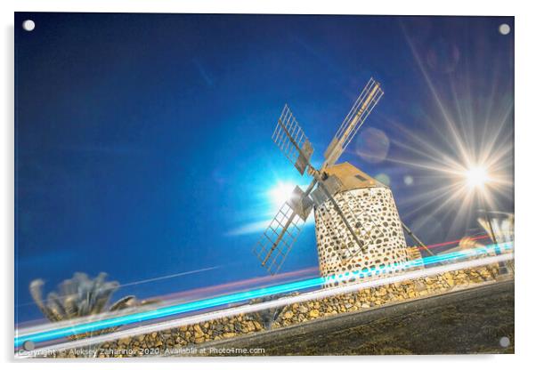 Windmill Acrylic by Aleksey Zaharinov