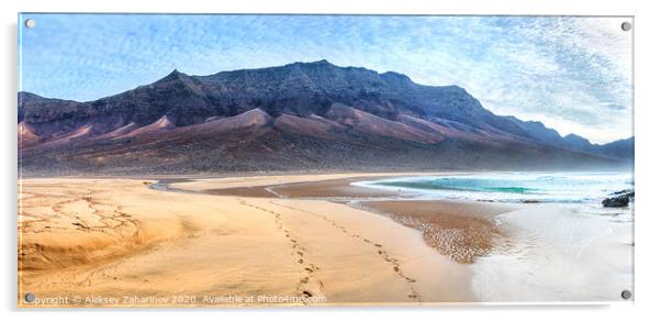 Cofete Beach, Fuerteventura Acrylic by Aleksey Zaharinov