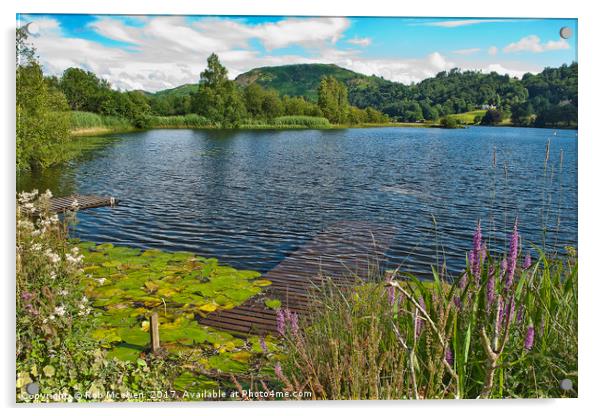 Grasmere,Lake District UK Acrylic by Rob Mcewen
