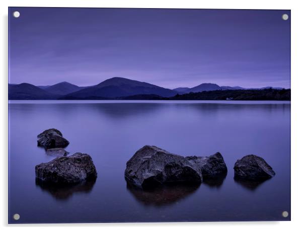 Loch Lomond Acrylic by Angela H