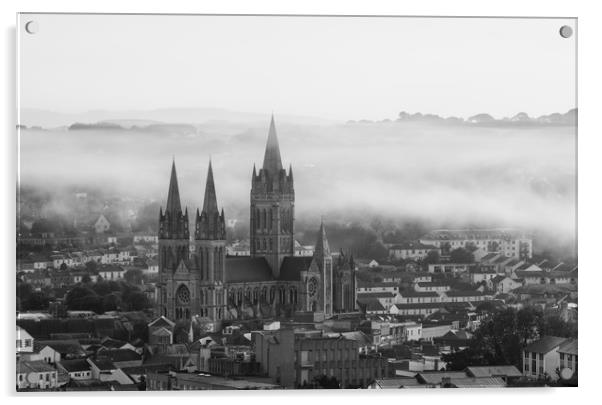 Truro Cathedral, Cornwall, UK Acrylic by Michael Brookes
