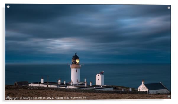 Dunnet Head Lighthouse, Scotland Acrylic by George Robertson