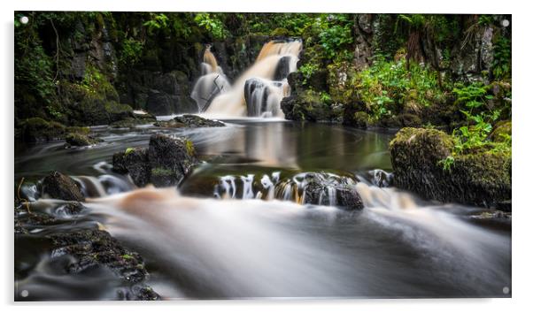 Linn Jaw Waterfall Acrylic by George Robertson