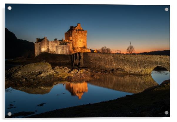 Eilean Donan Castle Acrylic by George Robertson