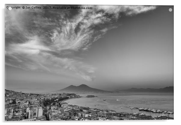 Clouds Over Naples Acrylic by Ian Collins