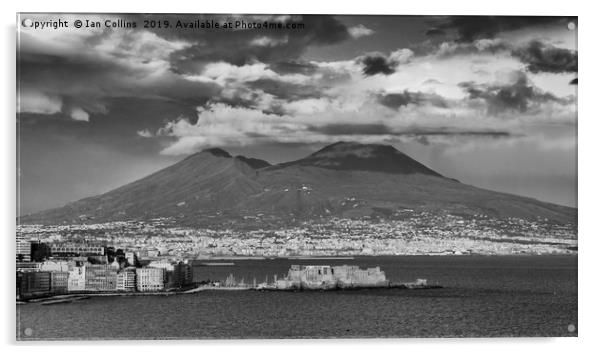 Clouds over Versuvius Acrylic by Ian Collins