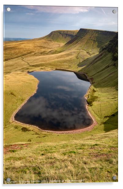 Llyn y Fan Fach Acrylic by Dan Santillo