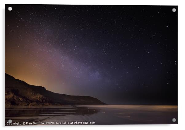 Caswell Bay, Gower, Wales  Acrylic by Dan Santillo