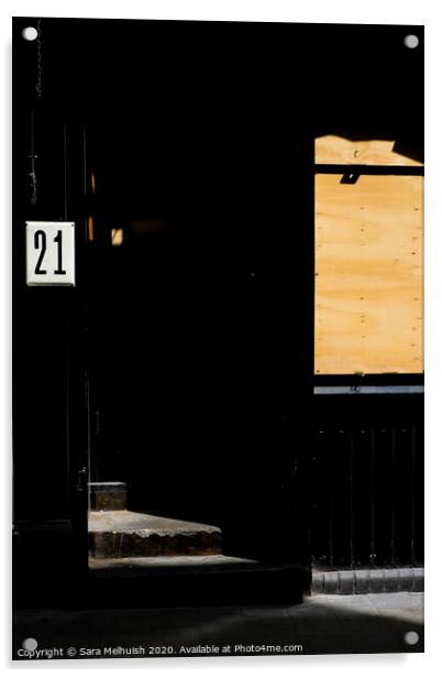 The doorway Acrylic by Sara Melhuish
