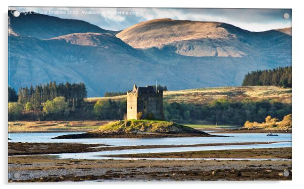 Castle Stalker from Port Appin Acrylic by Susan Cosier