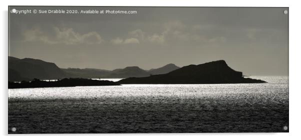 Light on Loch Melfort Acrylic by Susan Cosier