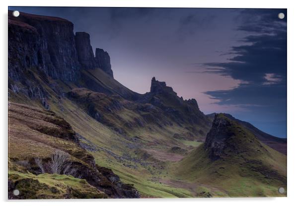 The Quiraing 2 Acrylic by Paul Andrews