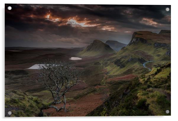 The Quiraing 4 Acrylic by Paul Andrews