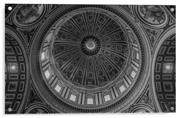 St Peters Basilica Acrylic by Paul Andrews