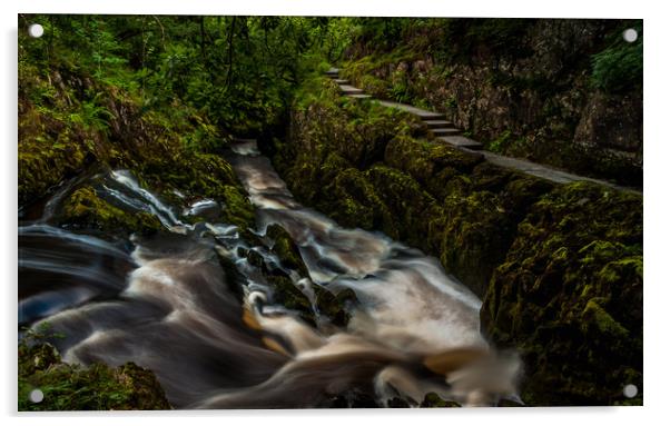 Beezley Falls Acrylic by Paul Andrews