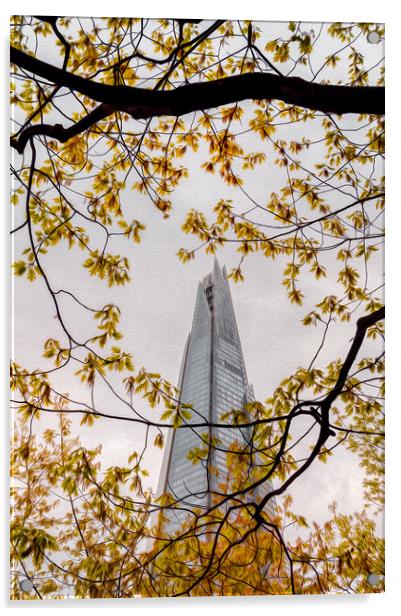 Looking for the Shard Acrylic by Paul Andrews