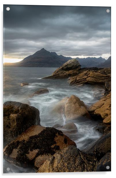 Elgol Acrylic by Paul Andrews