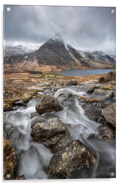 Tryfan Acrylic by Paul Andrews